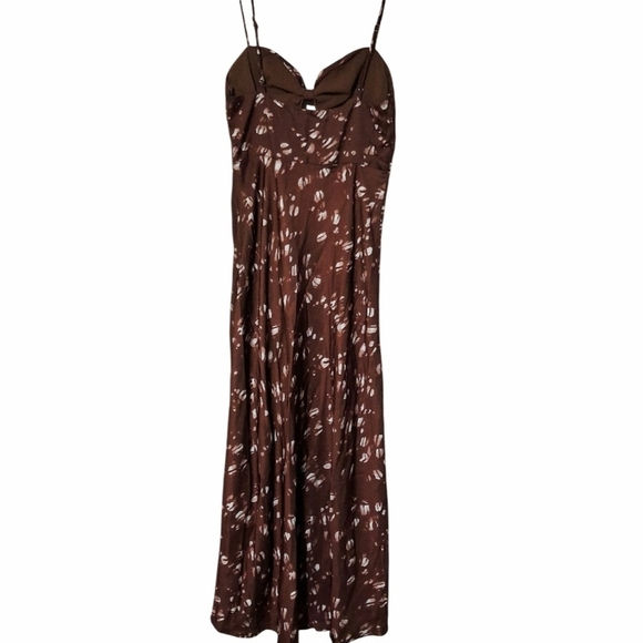Hello Molly Gimme Whiplash Midi Dress Brown. Size XS NWT - Picture 4 of 16